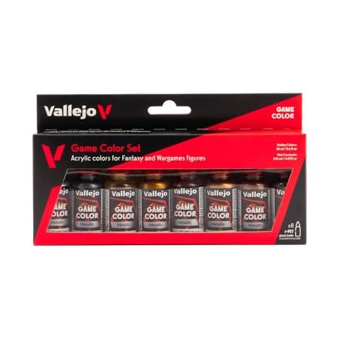 Vallejo Metallic Paint Set for Models Cover