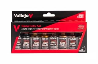 Vallejo Game Metallic Color Set, 17 ml (Pack of 8)