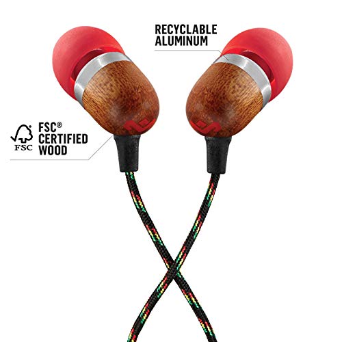 Image of House of Marley EM-JE041-FI Smile Jamaica in-Ear Headphones, Fire