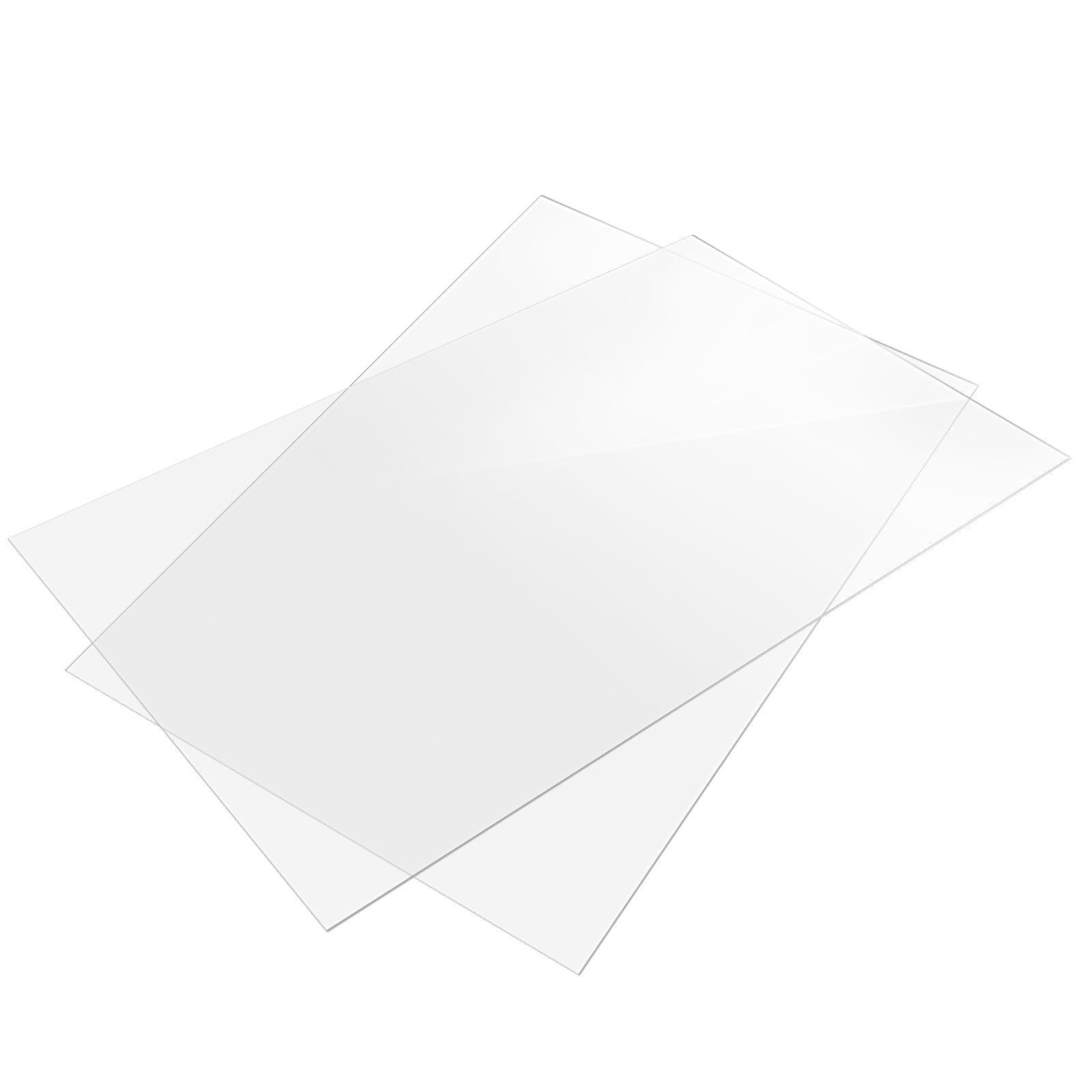 12 Lastre Acriliche Trasparenti A4-297 x 210 x 2 mm - Pannelli in Acrilico per Cornici Foto, Display, Pittura e Progetti Fai da Te