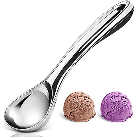 Ice Cream Scoop,UYOTBKEUB Ice Cream Spoon with Grip Handle, Sturdy and Durable Design, Scooper for Cookies and Melon Ball Maker Cover