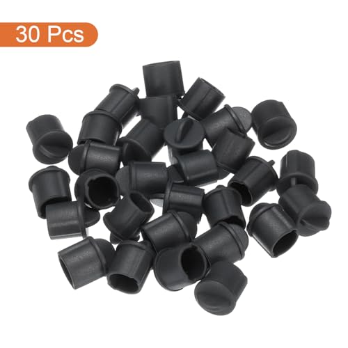 Protector de puertos BNC silicona 30 pcs negro miniatura 3