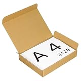 アースダンボール 60サイズ 薄型 A4 段ボール箱 ジッパー付 10枚 浅型 梱包 ID0190