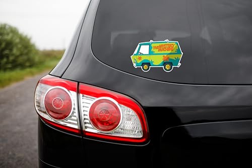 Image of Elektroplate Officially Licensed Scooby-Doo Mystery Machine 3.5 inch x 5.6 inch Dynamic Decal | Premium Auto-Grade All Weather Vinyl Sticker for Car, Water Bottle, Laptop, Tablet, Cooler, Phone | Made in USA