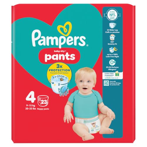 Pampers Easy Up – 22 Stück – Baby Windeln T4 8-15 kg