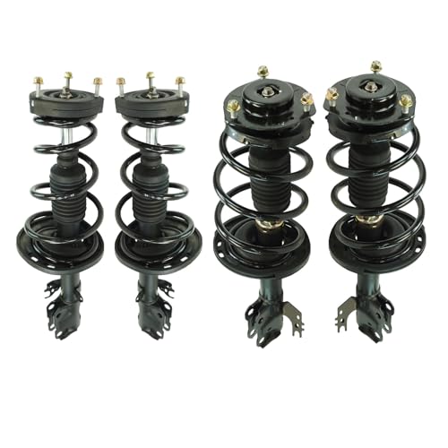 Image of TRQ Front and Rear Strut & Coil Spring Assembly Set Driver & Passenger Sides Compatible with 12-17 Toyota Camry L LE XLE