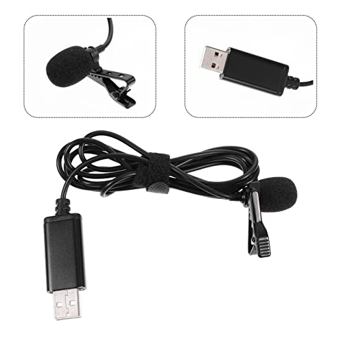 SOLUSTRE 1 Unidade Microfone Usb Microfone De Lapela Usar Um Microfone Colar Microfone Microfonos In