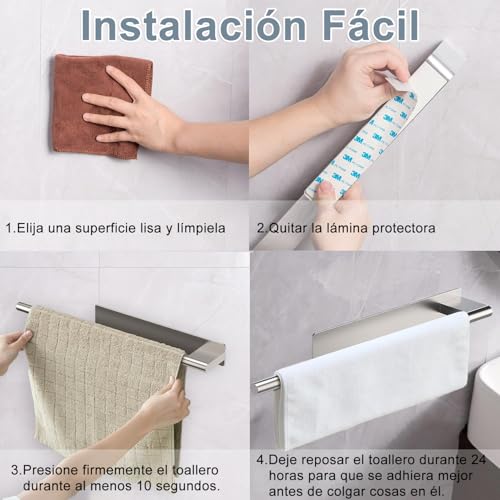 Mejores review On-line Kit de Accesorios y Repisas Cromado Para baños pequeños - los más vendidos. 19 Imagen adicional
