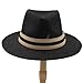 Women Men Fashion Straw Sun Hat With Wide Brim Summer Casual Panama Beach Fedora Jazz Hats