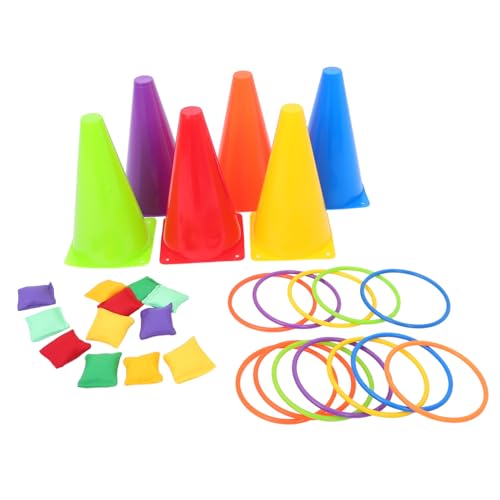 Jeu de sport sac de haricot lancer de seau pour activité motrice enfant