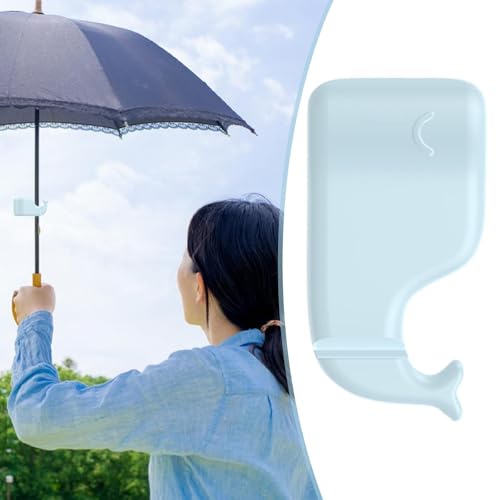 Image of Umbrella Fan Holder Clip Women Fan Clamp for Umbrella for Patio Outdoor Home Sky Blue | Portable Fans | Heating, Cooling & Air | Home Improvement