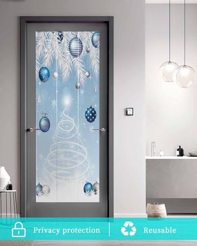 Film Decorativo para Ventana Azul 19.6"x39.3" PVC miniatura 5