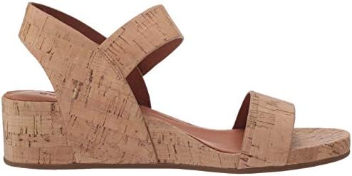 Gentle Souls by Kenneth Cole Women's Women's Gisele Two Band Heeled Sandal, Natural, 7 | Image 5
