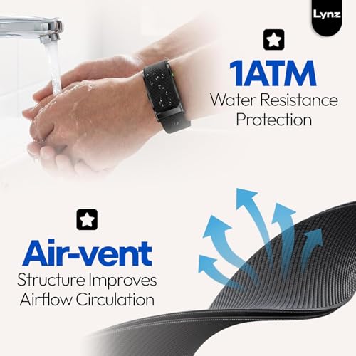 Image of LYNZ Premium Smart Fitness Tracker Band for Men & Women,24 /7 Health Monitoring,Blood Pressure, Heart Rate, Sleep, Stress, Blood Oxygen, Special Training Mode(1 Device + 1 Strap)