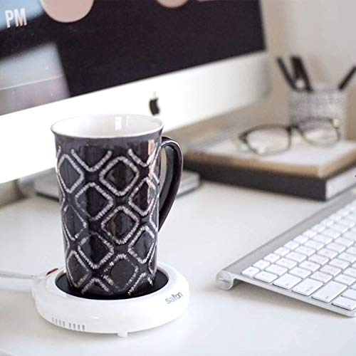 Salton Coffee Mug & Tea Cup/Mug Warmer, 1, White - Thumbnail 4