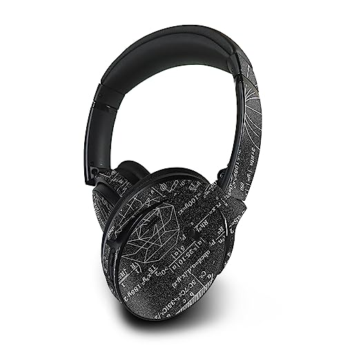 Image of MightySkins Glossy Glitter Skin Compatible with Bose QuietComfort 45 Headphones Mathematical | Protective, Durable High-Gloss Glitter Finish | Easy to Apply | Made in The USA