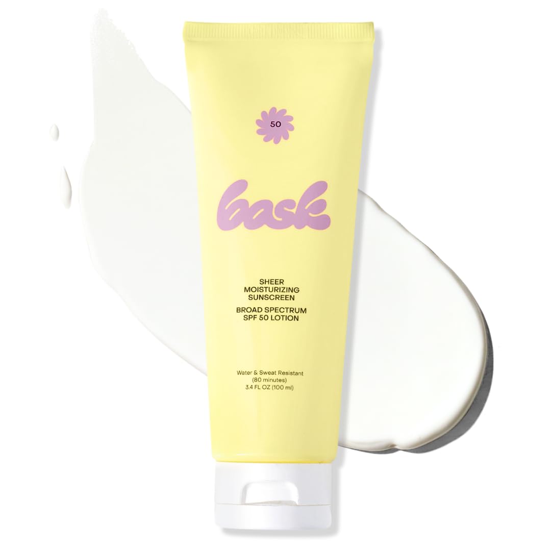 Amazon.com: Bask SPF 50 Sheer Moisturizing Sunscreen Lotion