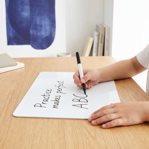 PATKAW 6pcs Portable Whiteboard Sheets for Desk Reusable Dry Erase Boards with Matte Finish and Glare-Free Surface, Effortless Erasing Plastic Writing Pads for Classroom and Office Use - Image 9