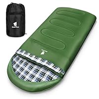 GEERTOP Slaapzak XXL, 4 seizoenen, flanel, campingslaapzak, oversized