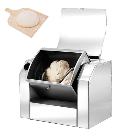 【Applicazioni versatili】: Perfetta per ordini di cottura in grandi quantità o riunioni di famiglia, questa impastatrice a spirale per impieghi gravosi imita l'impasto manuale con un potente movimento avantin/indietro. Riduci lo sforzo fisico con questa robusta impastatrice professionale