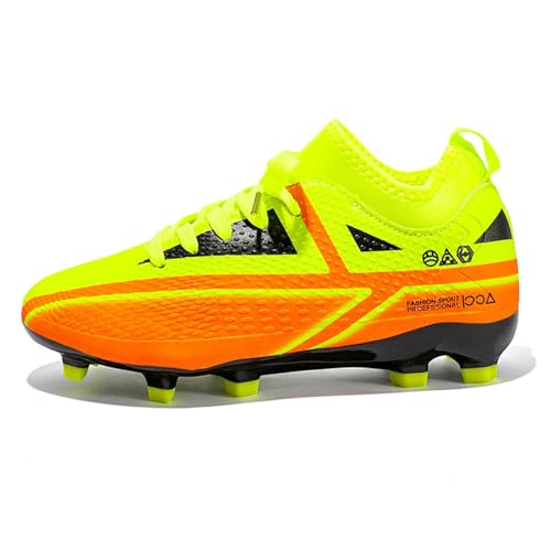 Botas de fútbol con suela multitaco para niños y niñas en césped artificial 2