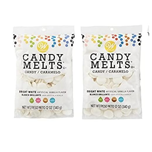 Wilton 1911-1300 Candy Melts, Bright White(2pk)