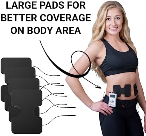 iReliev Wired Super Pads Refill Kit, Model ET-7171 - (6) XL 3.5" X 5" Electrode Pads, Premium Gel Made in The USA image 4