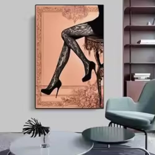 Affiche talons hauts déco chambre adulte pour ambiance glamour chic