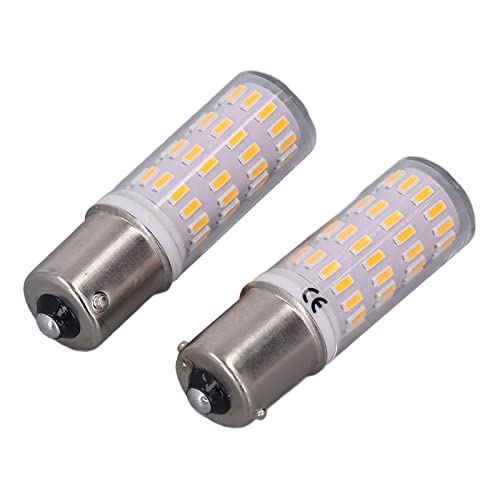 Marhynchus 360LM, BA15S, 12V 4W Bulbo LED, con Iluminación de 360 ​​grados para Autocaravana, Patio, Reemplazo Ideal para Luces de Paso (Luz cálida)