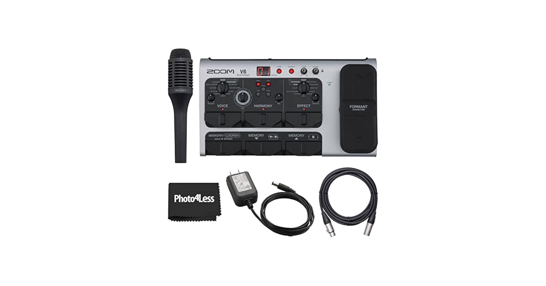 配信機器・PA機器・レコーディング機器 zoom v6 sp vocal processor ZOOM V6-SP Vocal Processor Package ボーカルプロセッサー
