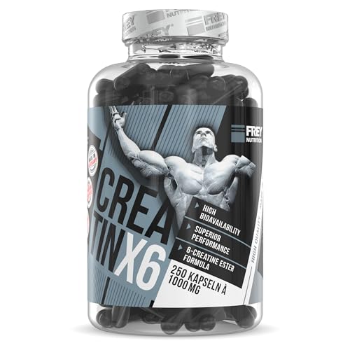 Frey Nutrition Creatin X6 Nahrungsergänzungen, 1er Pack