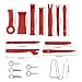 A ABIGAIL 19PCS Auto Trim Removal Tool Set for Car Audio Dash Radio Door Panel Window Molding Fastener Remover Tool Kit, Car Upholstery Repair Kit, Prying Tool Kit with Bag