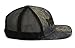 Sunset Trout 6-Panel Mesh Back Fly Fishing hat Moutain Silhouette Fishing hat (Olive Cirrus)