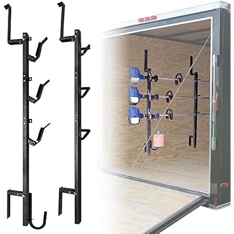 ELITEWILL 3 Place Trimmer Rack Weedeater Line Holder with Locks Compatible with Enclosed Trailers Landscaping Trucks Cover