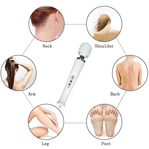 Massageador Varinha Mágica Corporal Magic Wand Branco