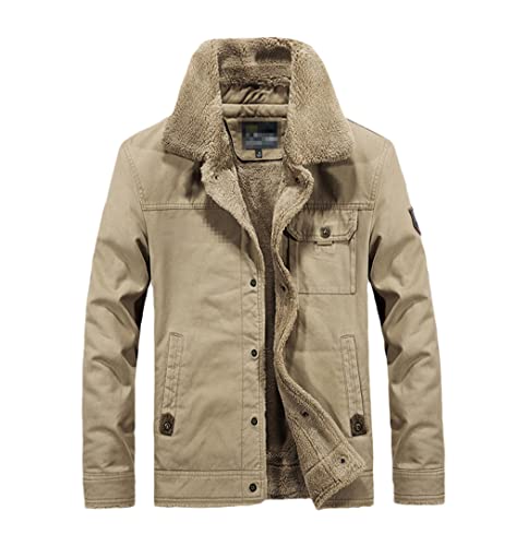 Parkas homme polaire kaki chaude pour randonnée hivernale et outdoor taille XL