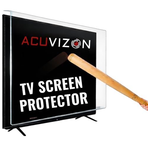 Image of 43 Inch TV Screen Protector Tempered Glass, 9H Hardness, Anti Scratch Guard, Crystal Clear, 3mm Thick for LED LCD OLED Smart Television II Not suitable for Curve TVs II