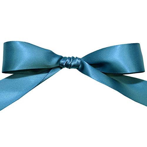 Image of Morex Ribbon 08822 /50-338 Ribbon, 7 /8 inch x 50 Yd, Antique Blue