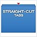 Pendaflex Color File Folders with Interior Grid, Letter Size, Blue, Straight Cut, 100/BX (R152 BLU)