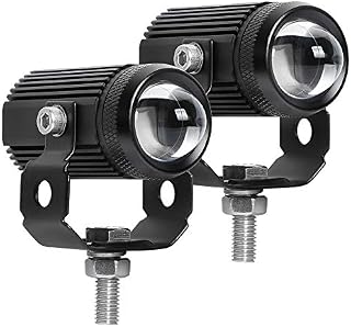 Exzeit Led Driving Light for Motorcycle, High Low Beam Function Fog Lights Headlights