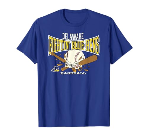 Delaware Fightin' Blue Hens Baseball Bite Royal T-Shirt