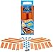 Hot Wheels Track Builder, tramos de Pista con vehículo Incluido, Accesorios para Pistas de Coches de Juguete (Mattel BHT77)