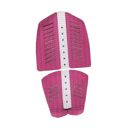 RNXRZANK Set of 6 Surfboard Traction Pads for Foot Deck Grip and Tail Support, Pink