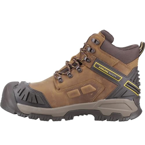 Quarry Safety Boot Brown UK 10 Brown3