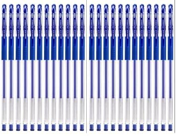 BaoKe Gel Ink Pens Rollerball Pens 0.7mm Medium Line, Box of 24 Pack PC880E0.7MM (Red)