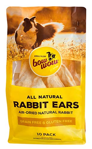 Bow Wow, Rabbit Ears, Dog Treats, 10 pack