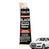 Automotive Gasket Sealant - Hi Temp Waterproof Engine Sealer, Heat Resistant Silicone Adhesive | Black Liquid Gasket Sealer, Durable Oil and Coolant Leak Repair, High Strength Sealant for Exhaust, Val