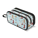 Kcldeci Pencil Case Pen Pouch, Large Pencil Bag with...