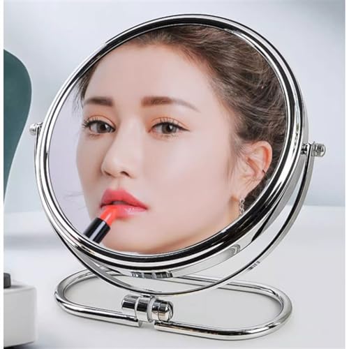 Espejo de maquillaje plegable de pared para ganar espacio en el baño 6