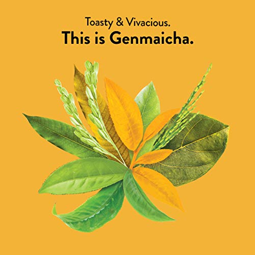 Choice Organics - Organic Genmaicha Tea (1 Pack) - Green Tea with Toasted Brown Rice - Compostable - 16 Organic Green Tea Bags